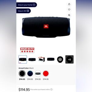 JBL Charge 4 - Portable Bluetooth speaker - Black